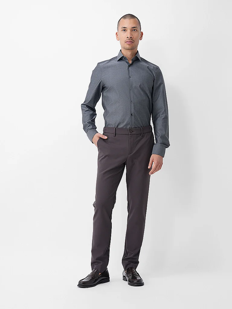 OLYMP Level Five Shirt Slim Fit Gray 40 Men 4